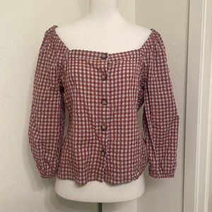 Madewell Off the Shoulder Blouse